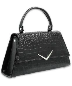 Liquorbrand Rumbler Crocodile 50's Bag Black New In