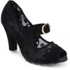 Lola Ramona June Mesh 50's Pumps Black