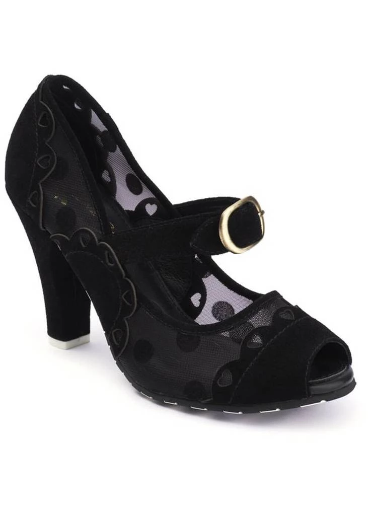 Lola Ramona June Mesh 50's Pumps Black