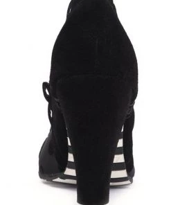 Lola Ramona June Mesh 50's Pumps Black