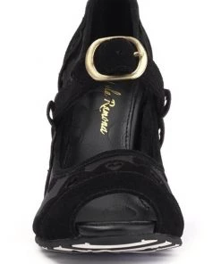 Lola Ramona June Mesh 50's Pumps Black