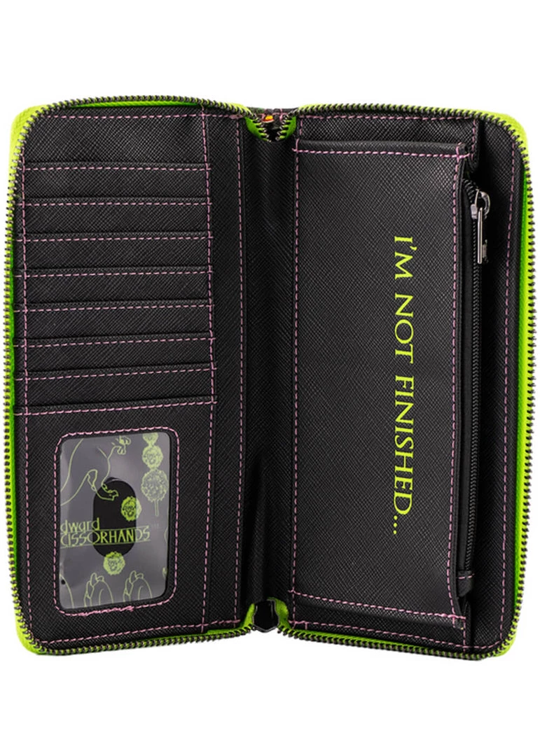 Loungefly Fox Edward Scissorhands Topiary Wallet New In