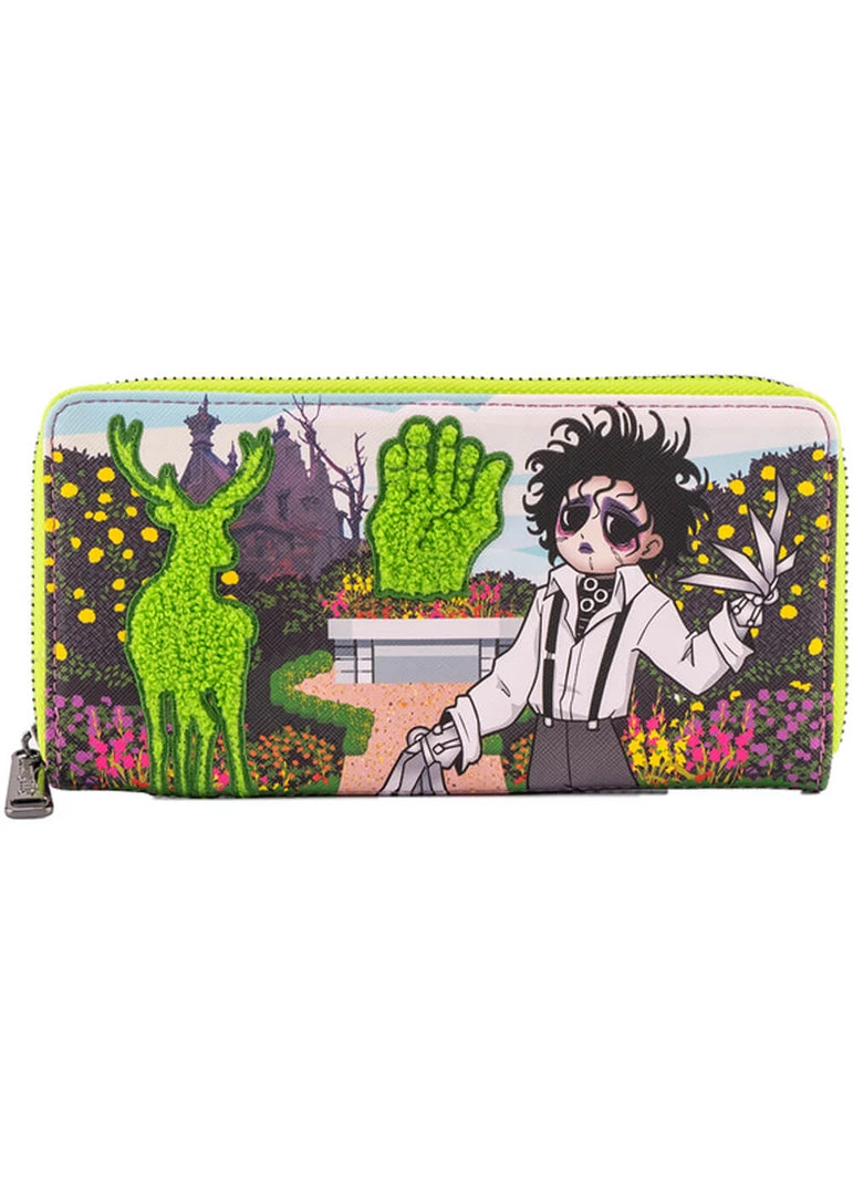 Loungefly Fox Edward Scissorhands Topiary Wallet New In