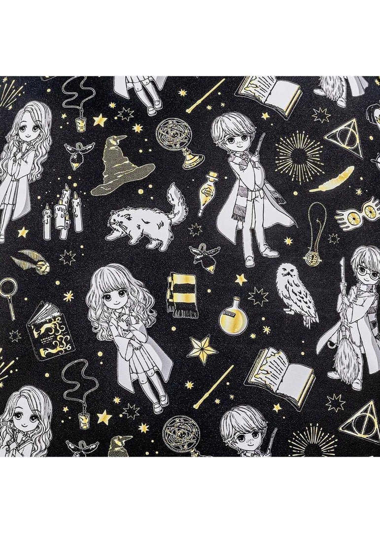 New In Loungefly Harry Potter Magical Elements AOP Crossbody Bag