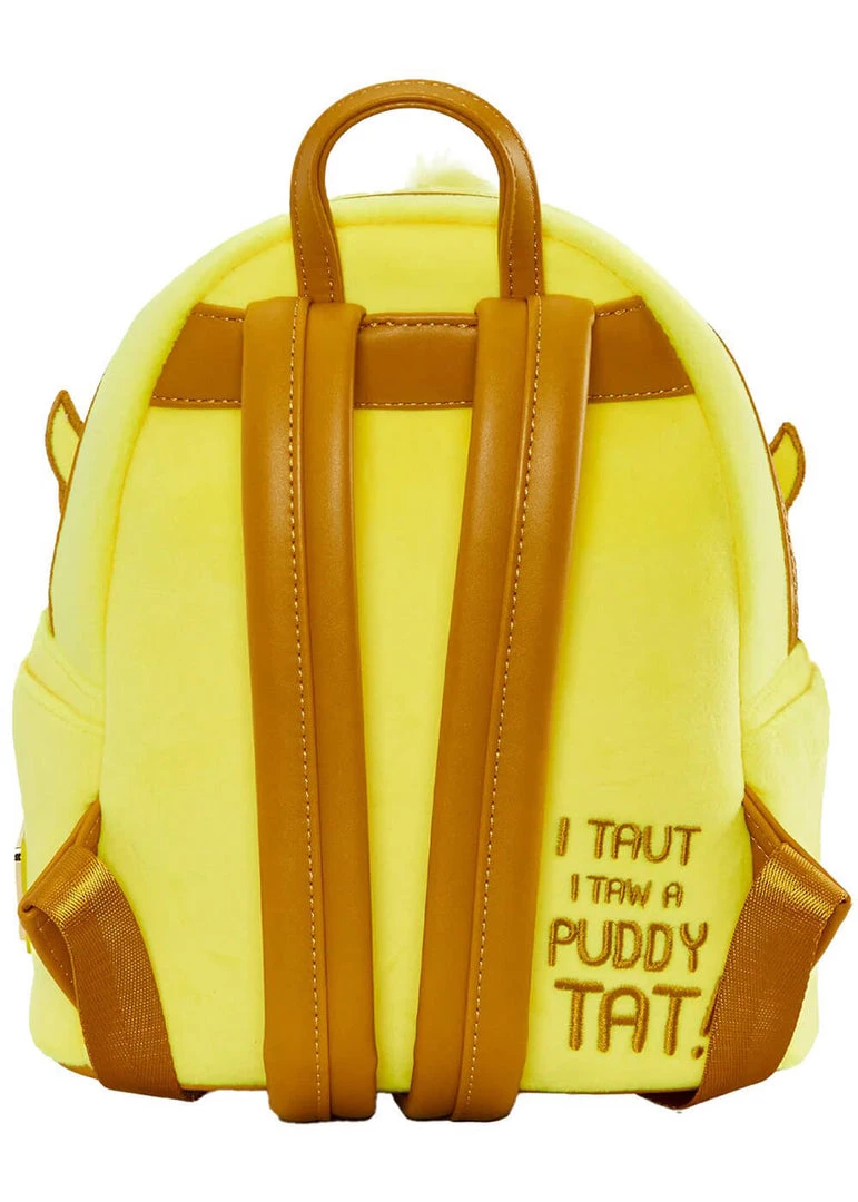 Loungefly Looney Tunes Tweety Plush Backpack Yellow