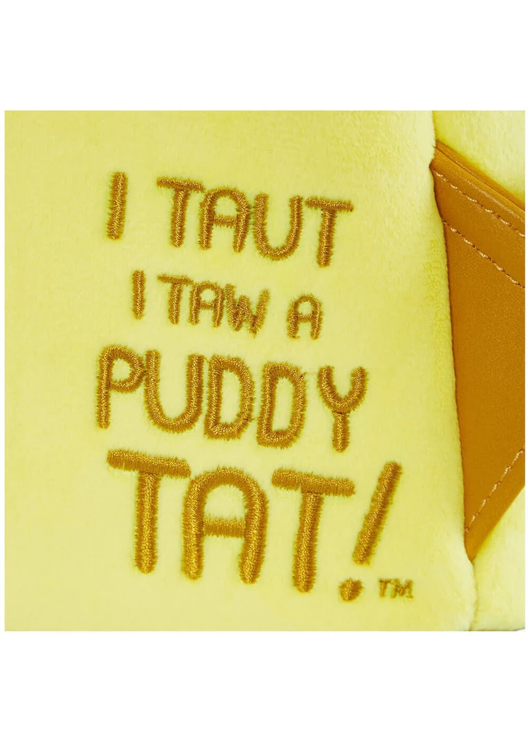 Loungefly Looney Tunes Tweety Plush Backpack Yellow