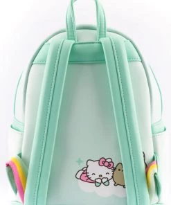 Loungefly Pusheen X Hello Kitty Balloons & Rainbow Backpack New In