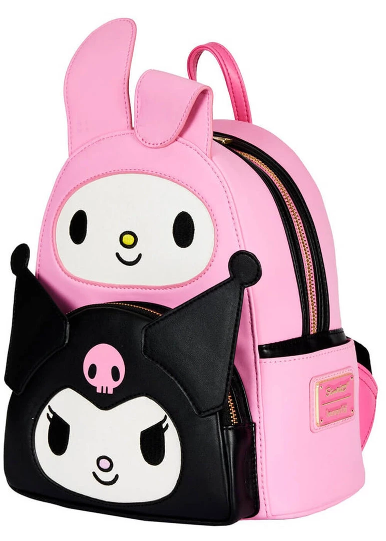 Loungefly Sanrio Hello Kitty My Melody & Kuromi Backpack Multi New In