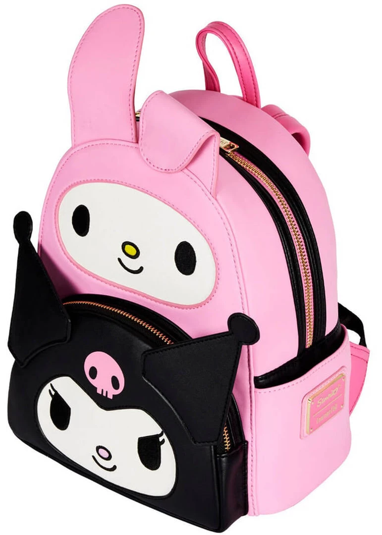 Loungefly Sanrio Hello Kitty My Melody & Kuromi Backpack Multi New In