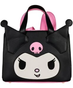 New In Loungefly Sanrio Hello Kitty My Melody & Kuromi Crossbody Bag Multi
