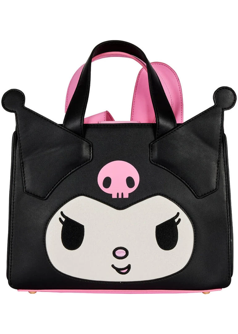 New In Loungefly Sanrio Hello Kitty My Melody & Kuromi Crossbody Bag Multi