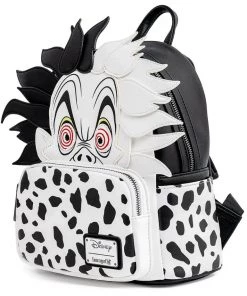 New In Loungefly Disney Villains Cruella De Vil Dalmation Spots Backpack