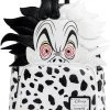 New In Loungefly Disney Villains Cruella De Vil Dalmation Spots Backpack