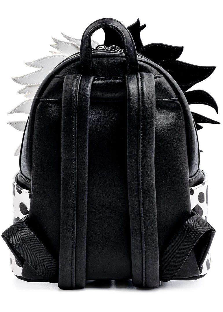New In Loungefly Disney Villains Cruella De Vil Dalmation Spots Backpack