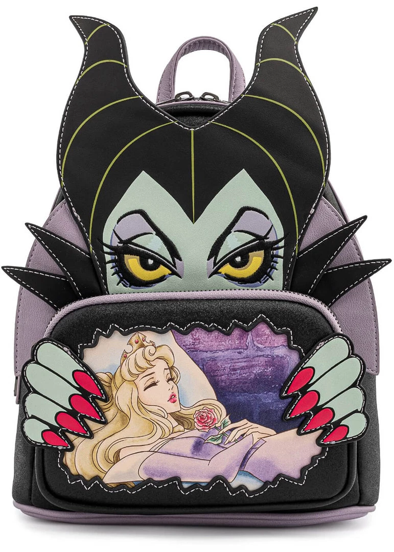 Loungefly Disney Villains Sleeping Beauty Maleficent Backpack New In