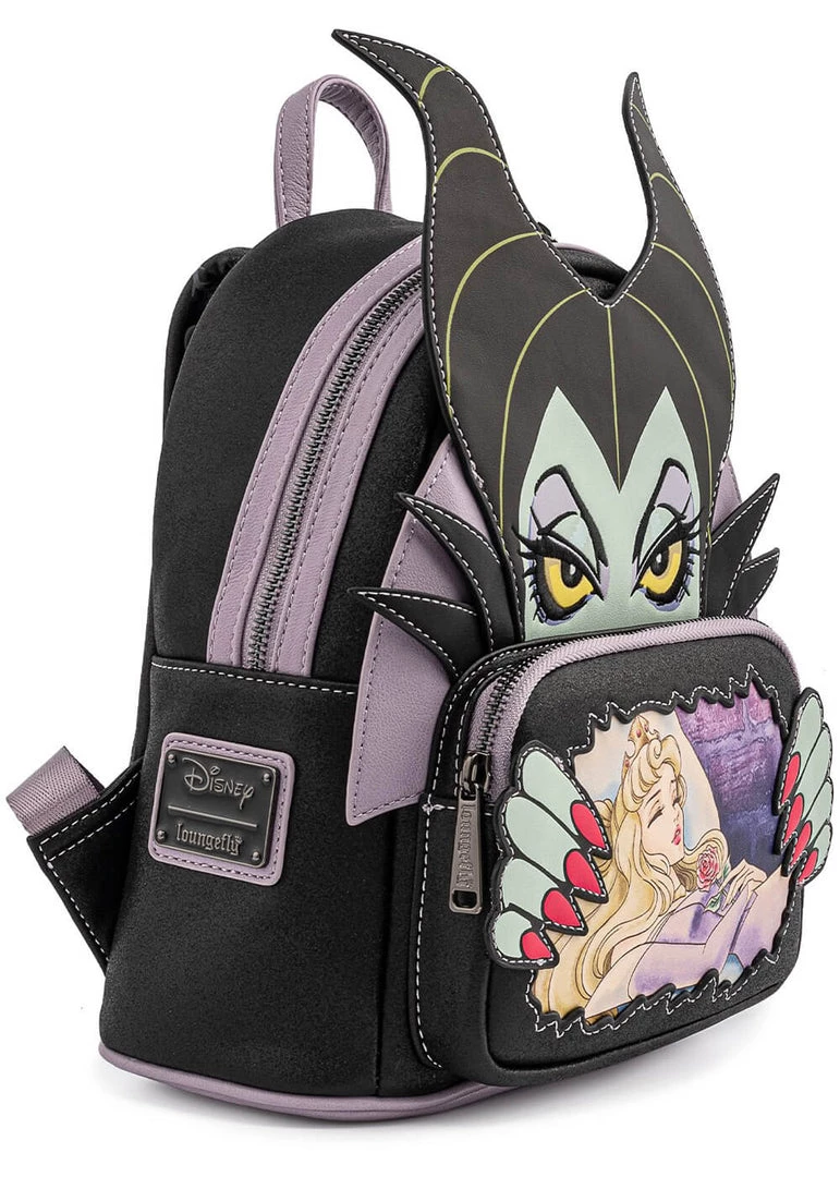 Loungefly Disney Villains Sleeping Beauty Maleficent Backpack New In