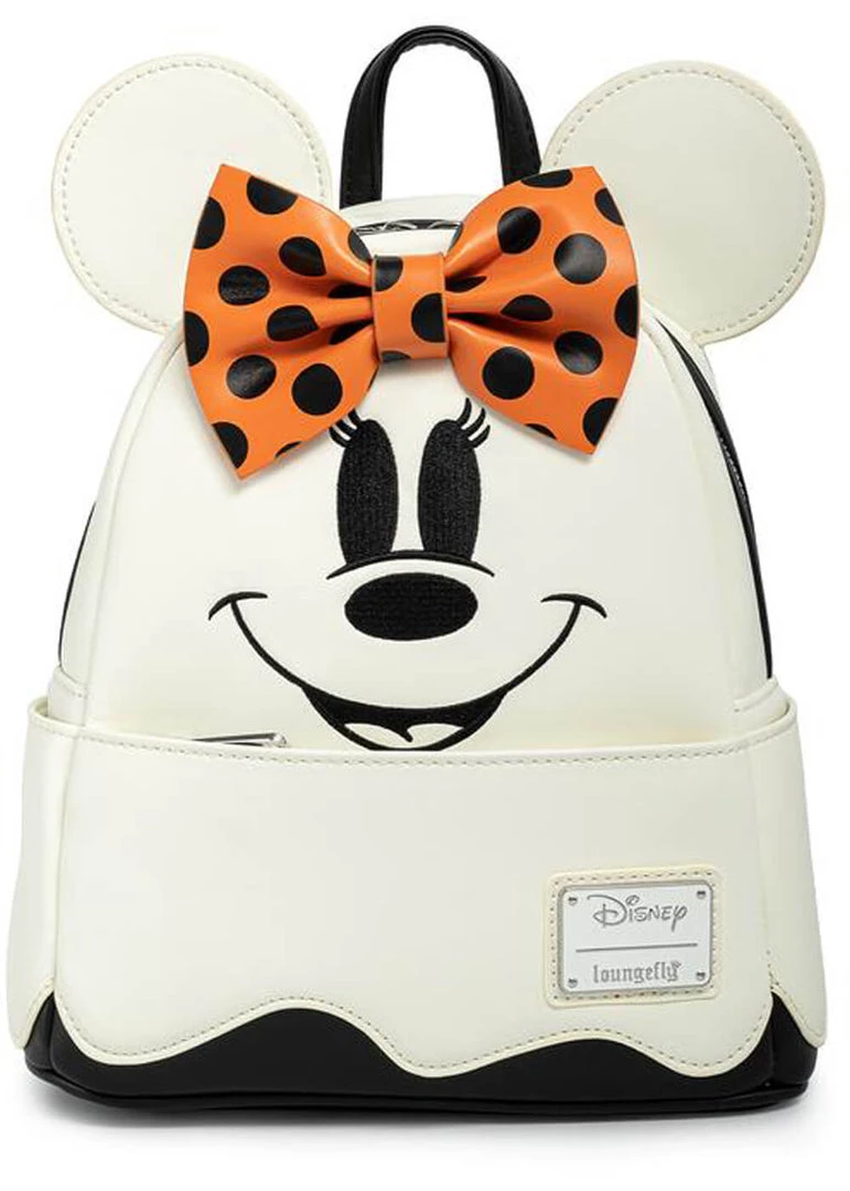 Loungefly Disney Ghost Minnie Glow In The Dark Backpack