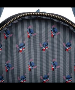 New In Loungefly Disney Lilo & Stitch Vampire Bow Tie Backpack