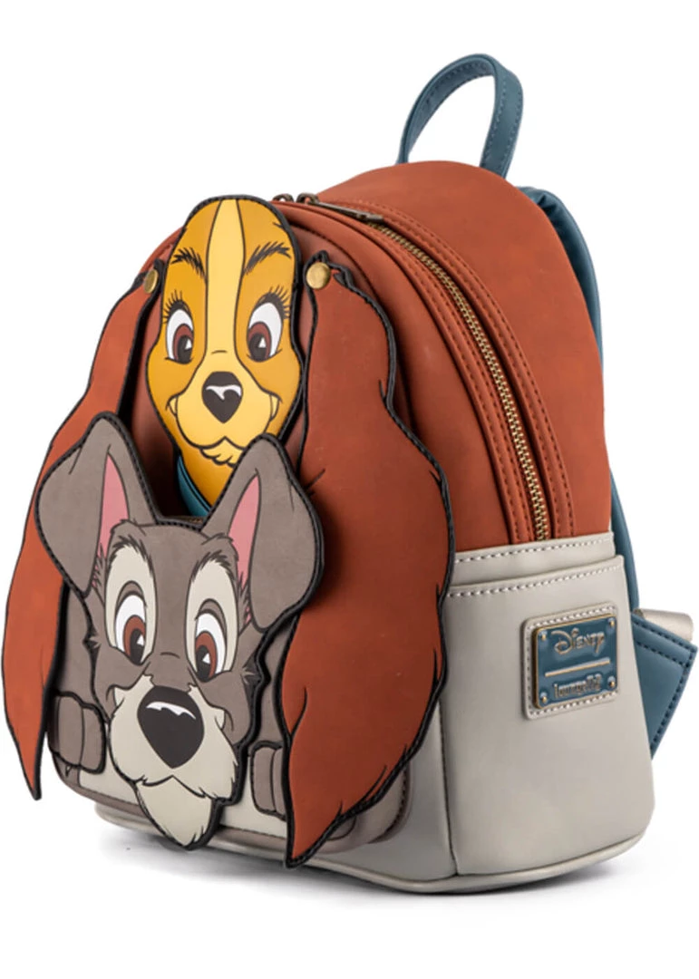 New In Loungefly Disney Lady And The Tramp Backpack