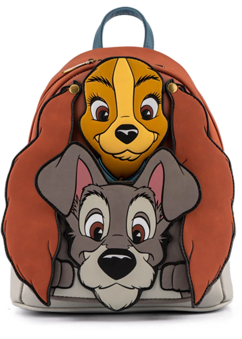New In Loungefly Disney Lady And The Tramp Backpack