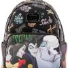 Loungefly Disney Villains Club Backpack Black