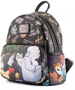 Loungefly Disney Villains Club Backpack Black