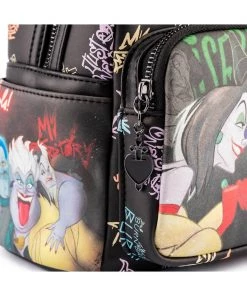 Loungefly Disney Villains Club Backpack Black