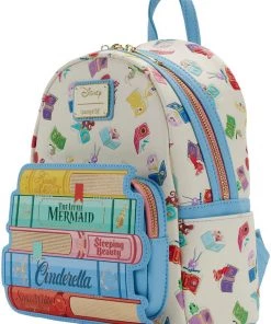 Loungefly Disney Princess Books Classic Backpack Multi New In