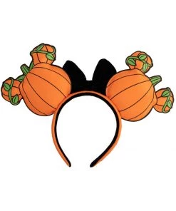 New In Loungefly Disney Mickey-O-Lantern Headband