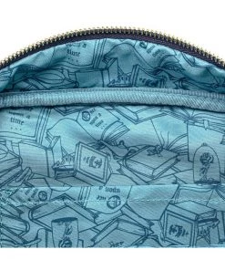 Loungefly Disney Princess Books AOP Crossbody Bag Navy New In