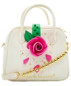 Loungefly Disney Beauty And The Beast Rose Shoulder Bag