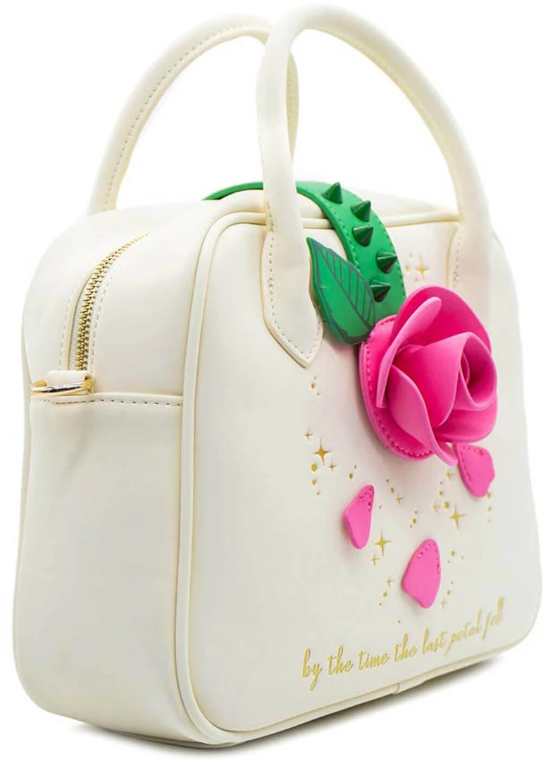 Loungefly Disney Beauty And The Beast Rose Shoulder Bag