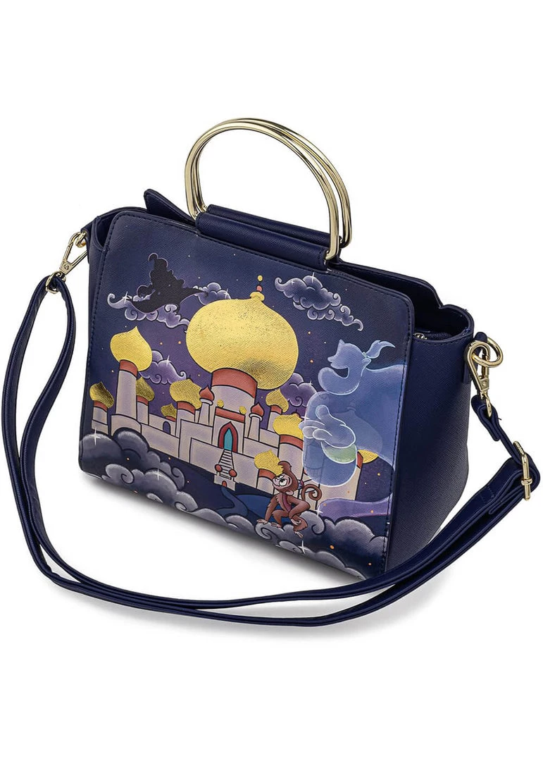 New In Loungefly Disney Princess Jasmine Castle Shoulderbag