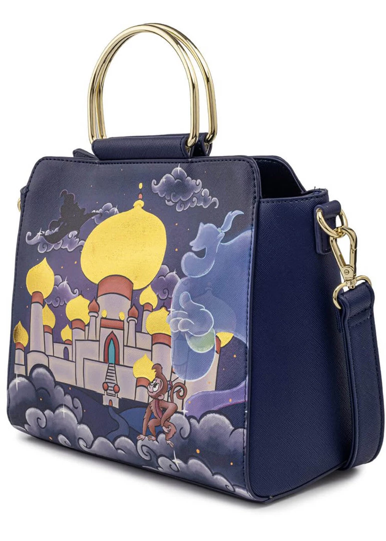 New In Loungefly Disney Princess Jasmine Castle Shoulderbag