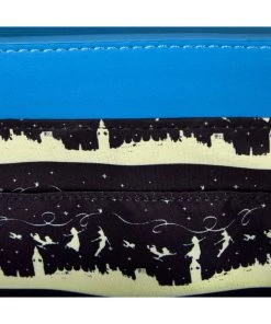 Loungefly Disney Peter Pan Glow Clock Crossbody Bag Blue