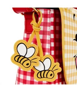 Loungefly Disney Winnie The Pooh Gingham Crossbody Bag Yellow
