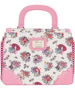 Loungefly Disney Princess Tattoo AOP Bag Multi New In