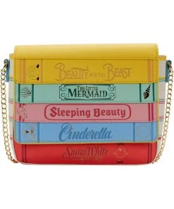 Loungefly Disney Princess Books Classic Crossbody Bag Multi