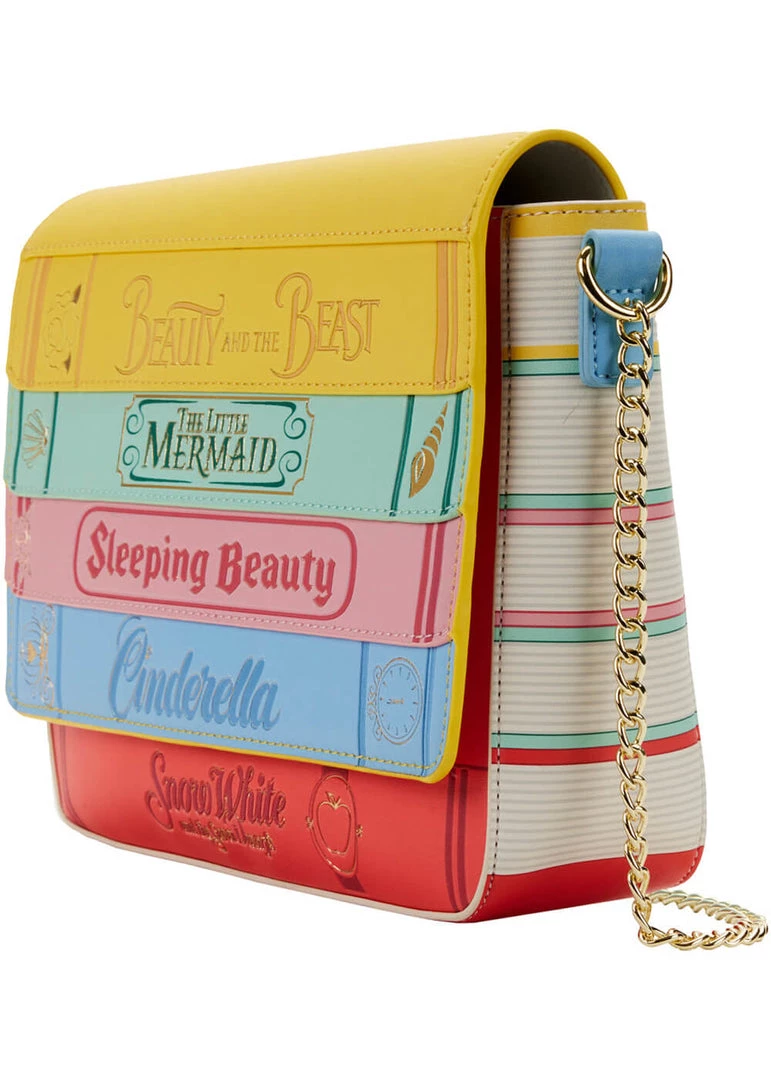 Loungefly Disney Princess Books Classic Crossbody Bag Multi