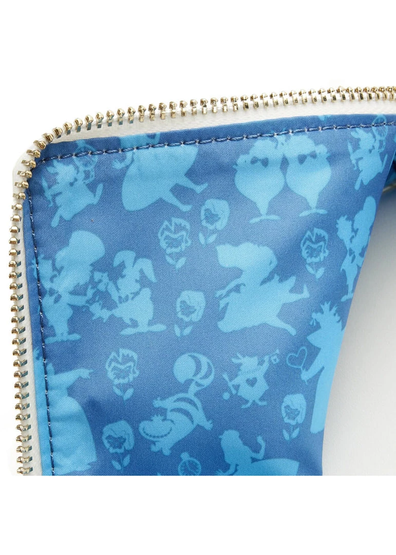 New In Loungefly Disney Alice In Wonderland Classic Book Crossbody Bag Backpack Blue