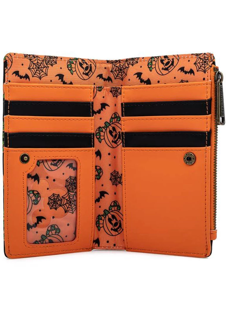 Loungefly Disney Mick-O-Lantern Wallet New In