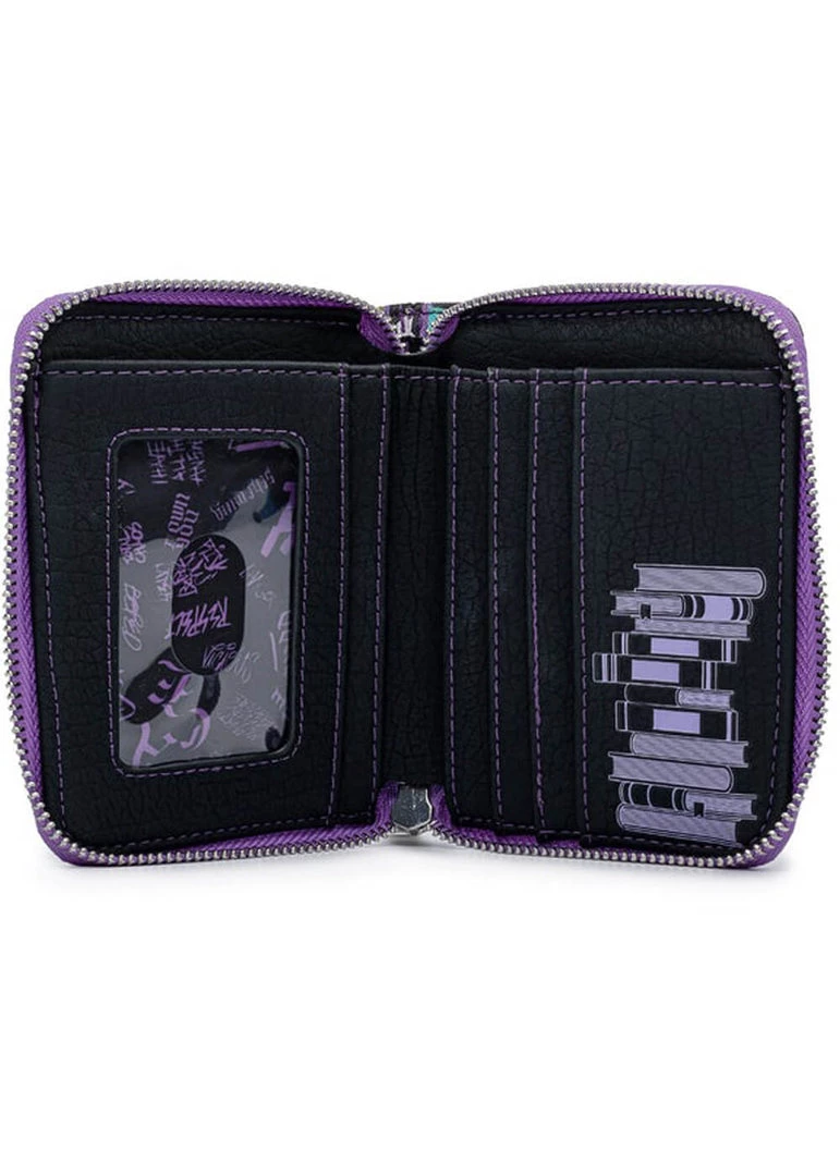 New In Loungefly Disney Villains Books Wallet Black