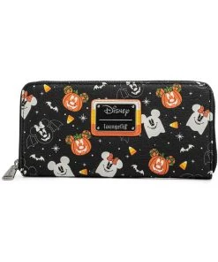 New In Loungefly Disney Spooky Mice Candy Corn Wallet