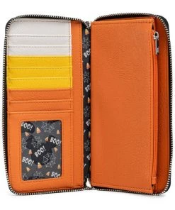 New In Loungefly Disney Spooky Mice Candy Corn Wallet