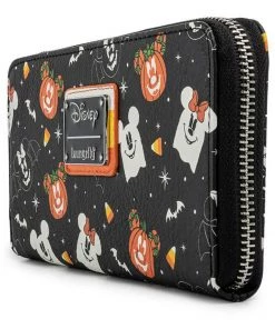 New In Loungefly Disney Spooky Mice Candy Corn Wallet