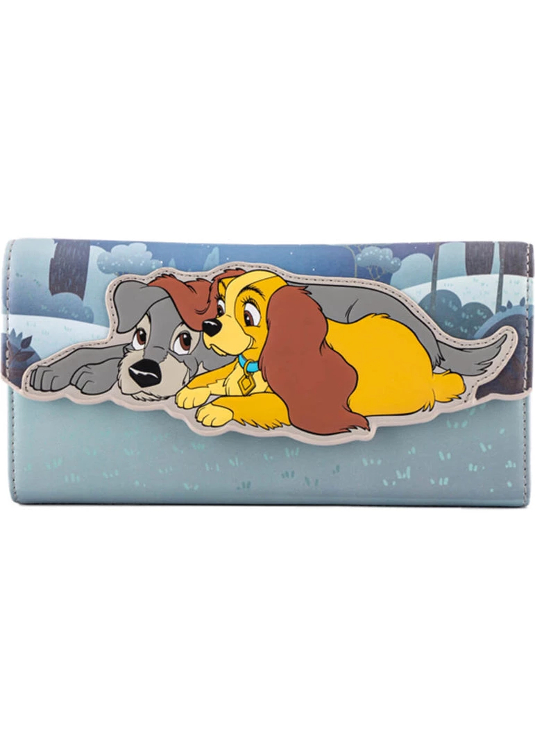 Loungefly Disney Lady And The Tramp Wet Cement Wallet New In