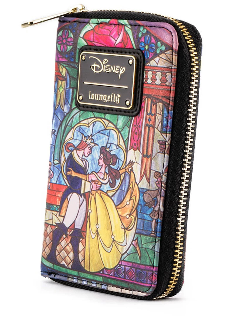 New In Loungefly Disney Beauty & The Beast Princess Castle Belle Wallet