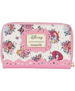 Loungefly Disney Princess Tattoo AOP Wallet Multi New In