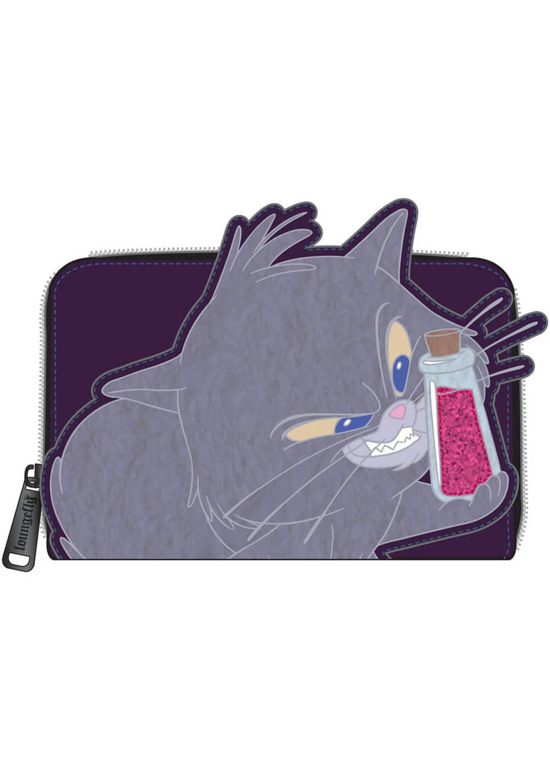 New In Loungefly Disney Emperor's New Groove Yzma Kitty Wallet Navy
