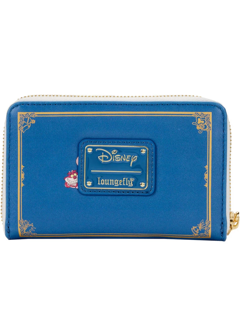 Loungefly Disney Alice In Wonderland Classic Book Wallet Blue